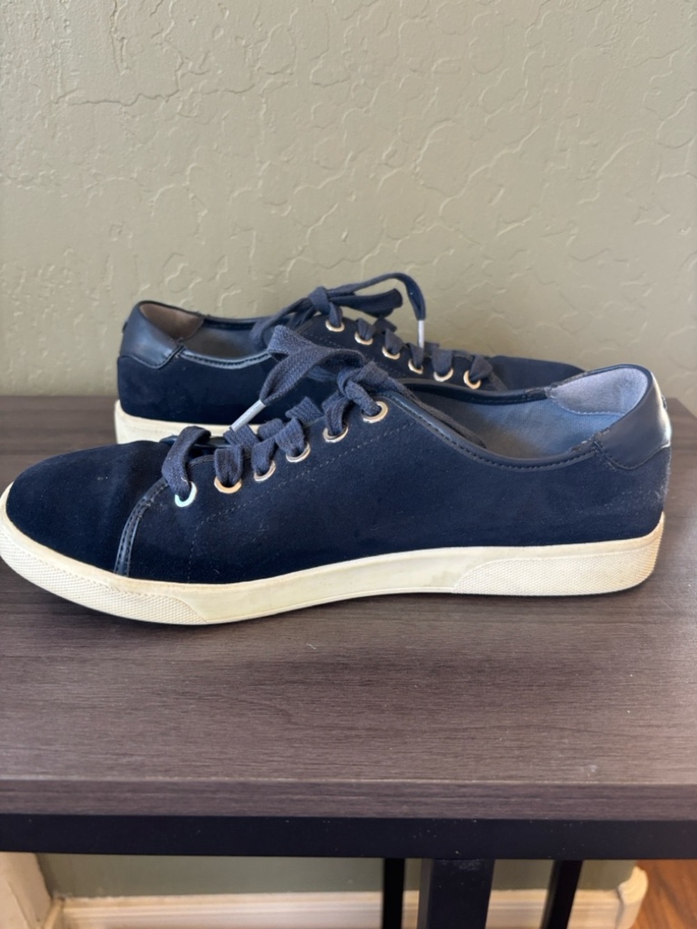 Vionic Brinley Navy Canvas Lace Up‎ Sneaker Size 7.5 - Picture 5 of 8